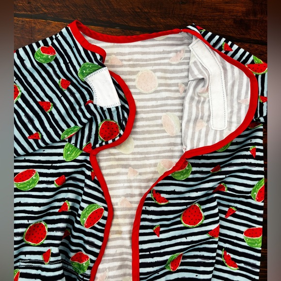 BIBaDO long sleeve bib with Watermelon Print - Picture 4 of 7